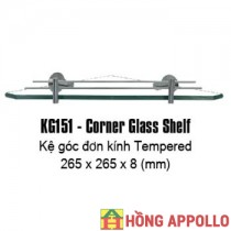 Kệ kính góc 1 tầng Kendax KG151