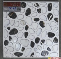 gạch lát nền nhà tắm giá rẻ, 30x30 đen trắng hong appollo