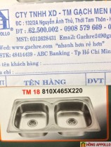 chậu rửa inox 304 giá 590n