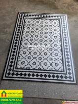 Những mẫu gạch thảm bông cổ mới nhất, gạch thảm bông hoa văn 2021, thảm đen trắng 3d-4d