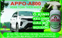 Chất Tẩy APPO-A800: Giải Pháp Đa Năng Làm Sạch Kiếng Ô Tô và Vết Ố- Vết Nhựa Đường Bám Trên Xe