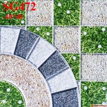 Mẫu gạch sân vườn 40x40 mới nhất 2021, gạch lát nền sân thượng giá rẻ 40x40
