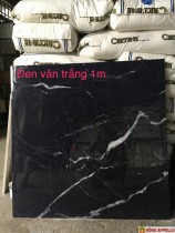 Gạch bóng kính 1000x1000 đen bóng giá rẻ