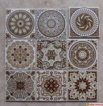 Gạch trang trí bông cổ