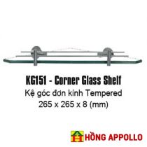 Kệ kính góc 1 tầng Kendax KG151