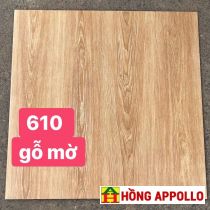 Gạch 60x60 lát nền phòng ngủ gỗ mờ