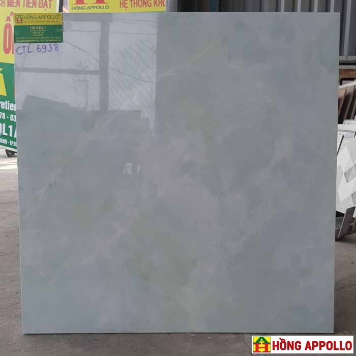 Gạch lát nền phòng khách 60x60 sạch sẽ